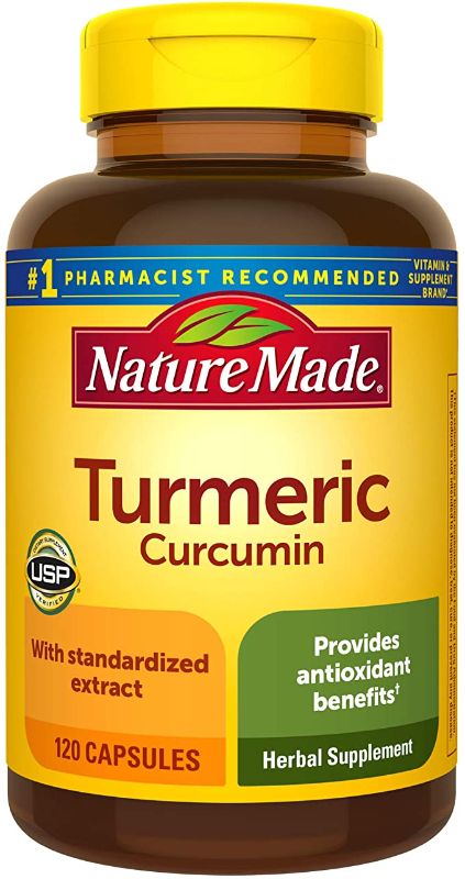 Photo 1 of ** EXP: DEC 2024**  *** NON-REFUNDABLE**   *** SOLD AS IS**
Nature Made Turmeric Curcumin 500 mg, Herbal Supplement for Antioxidant Support, 120 Capsules, 120 Day Supply
