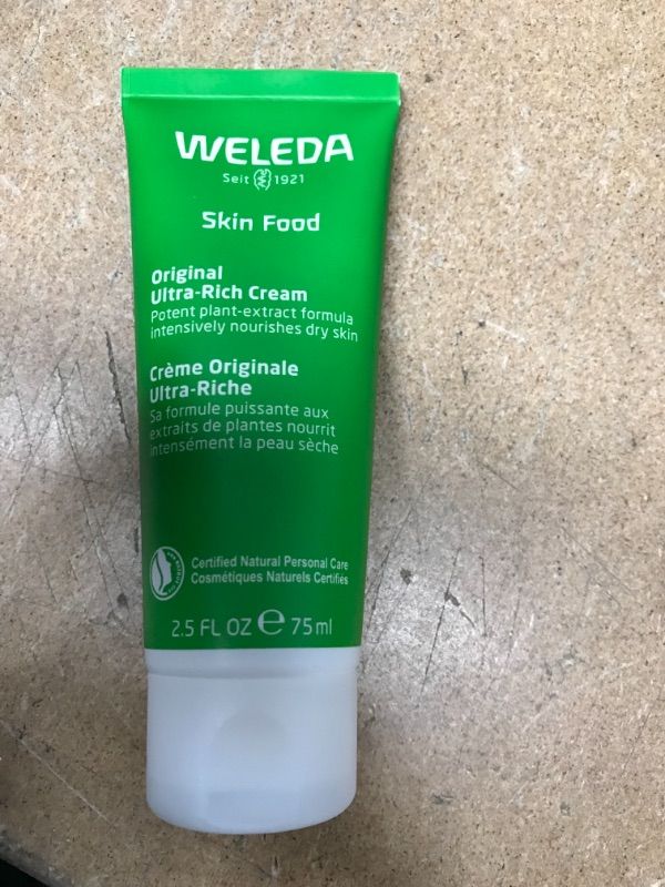 Photo 2 of ** EXP: 02/2023**  ** NON-REFUNDABLE**  ** SOLD AS IS **
Weleda Skin Food Original Ultra-Rich Body Cream, 2.5 Fluid Ounce, Plant Rich Moisturizer with Pansy, Chamomile and Calendula