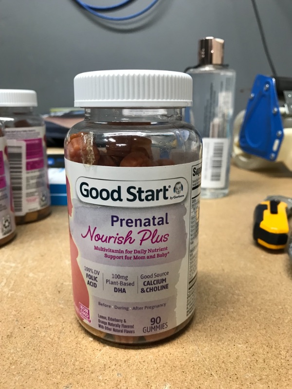 Photo 2 of *** EXP:07/ MAY/ 2022**   *** NON-REFUNDABLE***   *** SOLD AS IS ***
Good Start by Gerber Prenatal Vitamin Gummies, Nourish Plus, 90 Count

