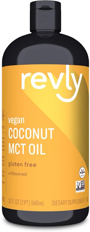 Photo 1 of ** EXP:06/2022**   *** NON-REFUNDABLE**   *** SOLD AS IS **
Amazon Brand - Revly 100% Coconut MCT 32oz
