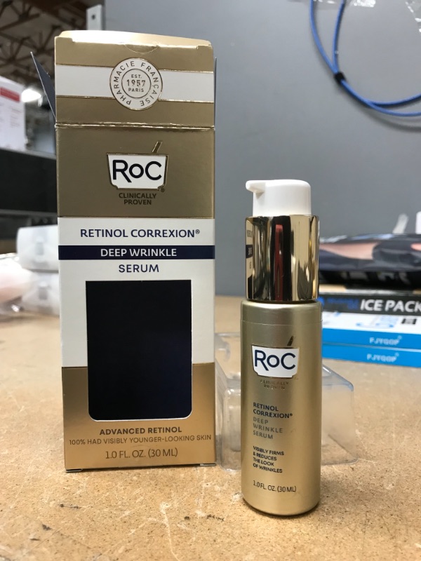 Photo 2 of ** EXP NOT PRINTED**
RoC Retinol Correxion Deep Wrinkle Retinol Serum for Face, 1 Ounce (Packaging May Vary)
