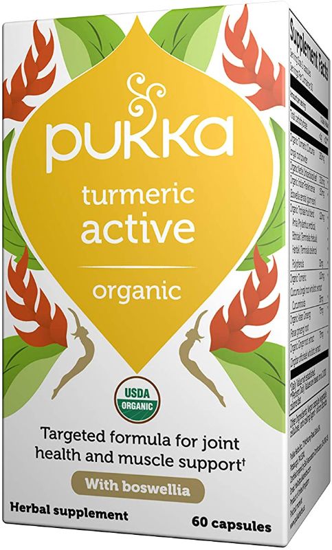 Photo 1 of ***  EXP:01/2022**  *** NON-REFUNDABLE**  ** SOLD AS IS***
Pukka Organic Herbal Supplements Turmeric Active 60 Capsules
