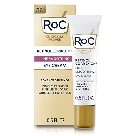 Photo 1 of *** NO EXP PRINTED**  ** NON-REFUNDABLE**  ** SOLD AS IS **
RoC Retinol Correxion Under Eye Cream for Dark Circles & Puffiness, Daily Wrinkle Cream, Anti Aging Line Smoothing Skin Care Treatment, 0.5 oz (Packaging May Vary)
