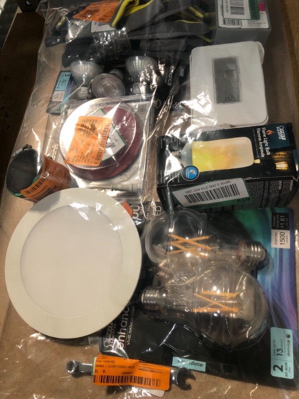 Photo 1 of  NO RETURNS/NONREFUNDABLE*BUNDLE OF ASSORTED HOME REPAIR ITEMS, ELECTRICAL ITEMS 