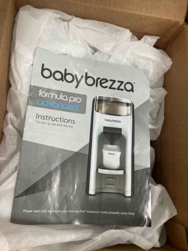 Photo 4 of New and Improved Baby Brezza Formula Pro Advanced Formula Dispenser Machine - Automatically Mix a Warm Formula Bottle Instantly - Easily Make Bottle with Automatic Powder Blending
