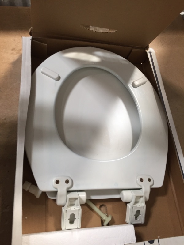 Photo 2 of 
KOHLER Highline Quiet-Close Elongated Closed Front Toilet Seat in White