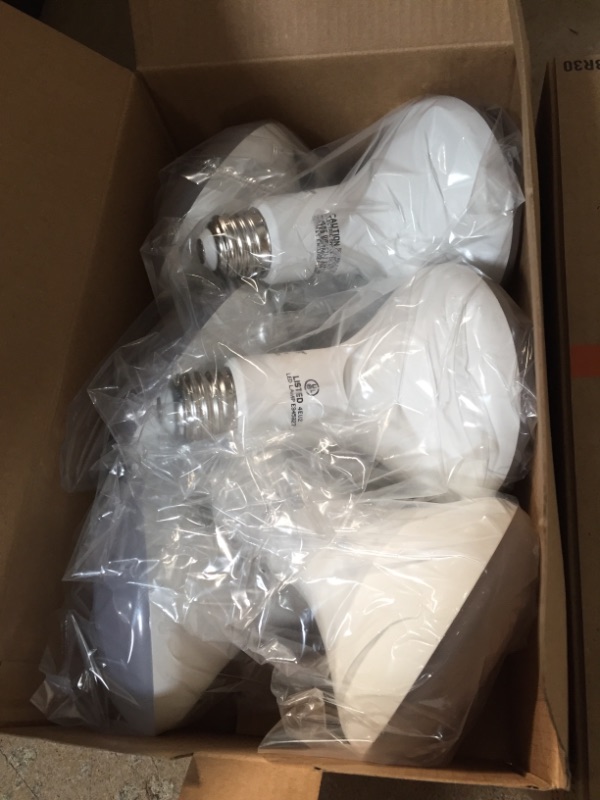 Photo 2 of 65-Watt Equivalent BR30 Dimmable Flood LED Light Bulb Soft White (6-Pack)