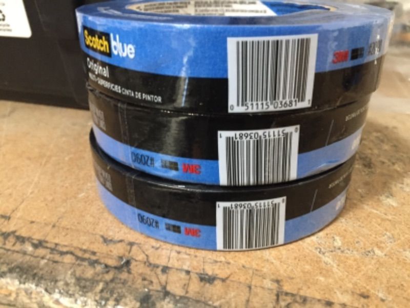 Photo 2 of 3 PACK**
ScotchBlue™ Painter's Tape, 3" Core, 1" x 60 Yd.
