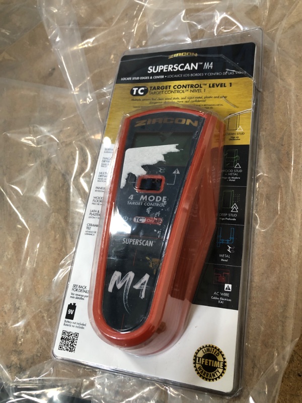 Photo 2 of Zircon SuperScan M4 Stud Finder