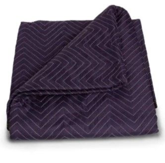 Photo 1 of 80 in. L x 144 in. W Extra-Large Premium Moving Blanket
BLACk