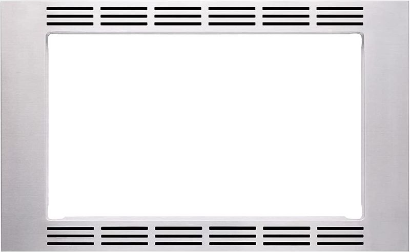 Photo 1 of 
Panasonic 27-inch Trim Kit, Stainless Steel, for use with 1.2 cu ft Microwave Ovens– NN-TK621SS, 1.2cft