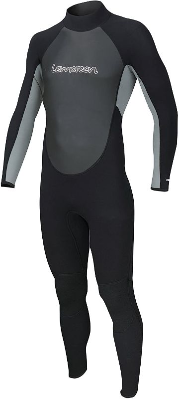 Photo 1 of Lemorecn (16 Sizes) Mens Wetsuits Jumpsuit Neoprene 3/2mm and 5/4mm Full Body Diving Suit for Men
