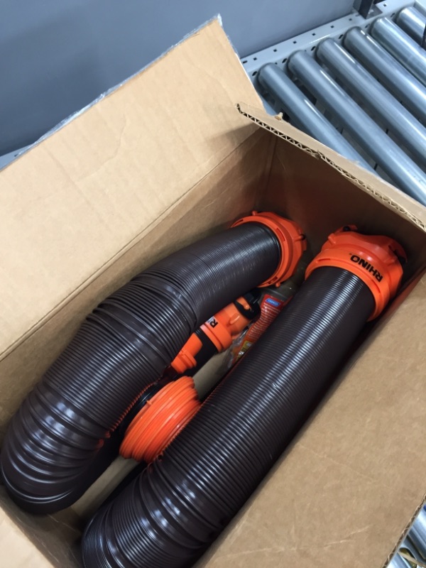 Photo 2 of Camco 39742 RhinoFLEX 20' RV Sewer Hose Kit with Swivel Fitting