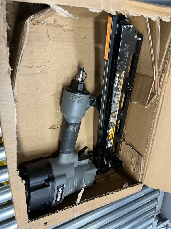 Photo 2 of ***PARTS ONLY*** NuMax SFR2190 Pneumatic 21 Degree 3-1/2" Full Round Head Framing Nailer Ergonomic and Lightweight Nail Gun with Tool-Free Depth Adjust and No Mar Tip