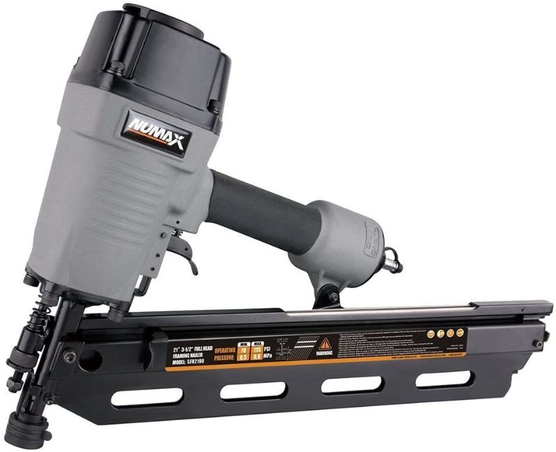 Photo 1 of ***PARTS ONLY*** NuMax SFR2190 Pneumatic 21 Degree 3-1/2" Full Round Head Framing Nailer Ergonomic and Lightweight Nail Gun with Tool-Free Depth Adjust and No Mar Tip