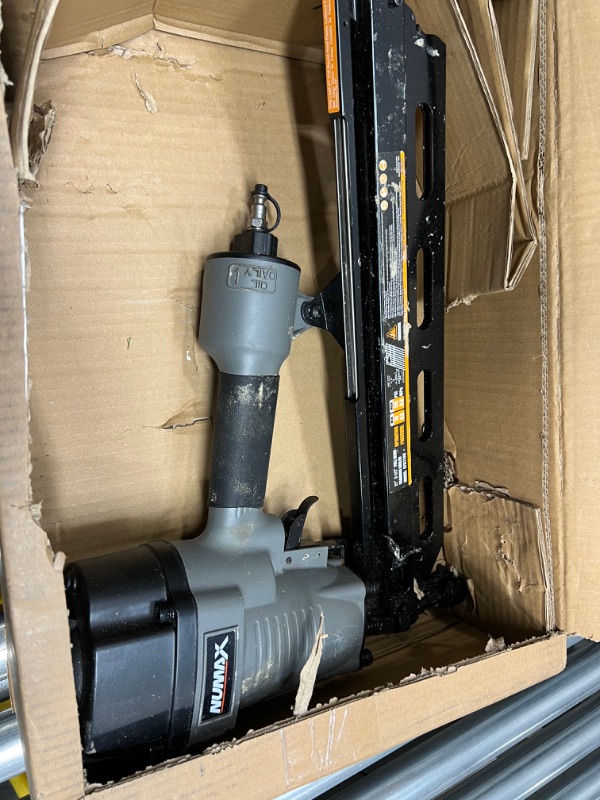 Photo 3 of ***PARTS ONLY*** NuMax SFR2190 Pneumatic 21 Degree 3-1/2" Full Round Head Framing Nailer Ergonomic and Lightweight Nail Gun with Tool-Free Depth Adjust and No Mar Tip