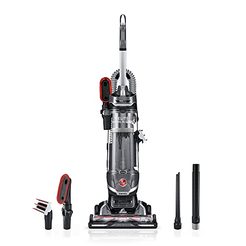 Photo 1 of Hoover MAXLife Elite Swivel XL Pet Upright Bagless Vacuum Cleaner with HEPA Media Filtration, Carpets and Hard Floors, UH75250, Grey