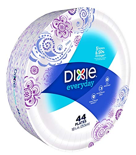 Photo 1 of *READ BELOW** Dixie Everyday Disposalble Paper Plates 10 1/16 (PACK OF 5)
