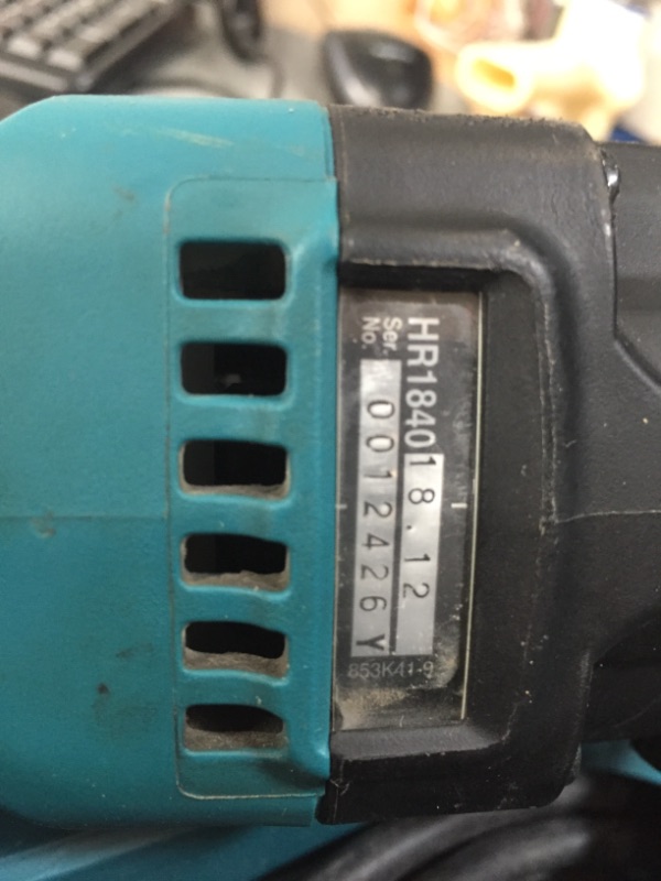 Photo 5 of **NOT FUNCTIONAL** MAKITA 4.5 Amp 11/16 in. Rotary Hammer