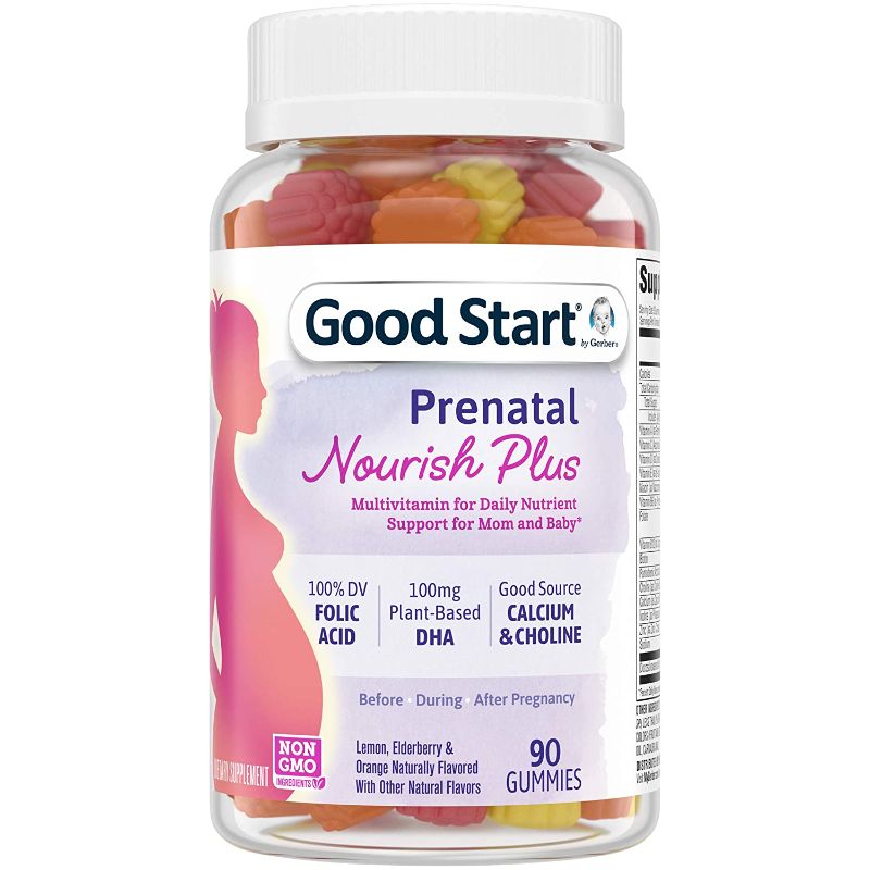 Photo 1 of (use by may 2022) Good Start by Gerber Prenatal Vitamin Gummies, Nourish Plus, 90 Count
