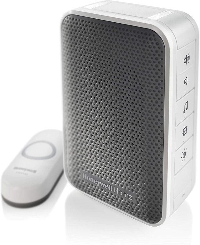 Photo 1 of Honeywell Home RDWL313A2000/E Doorbell Portable Wireless Doorbell & Push Button-3 Series, Gray