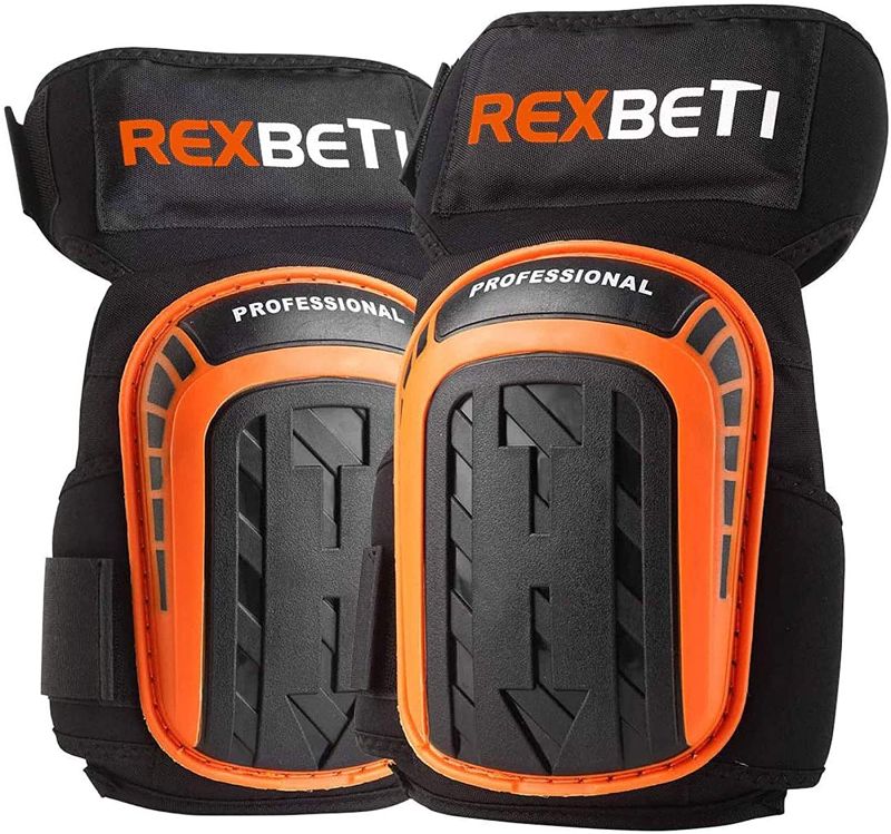 Photo 1 of REXBETI Knee Pads for Work, Construction Gel Knee Pads Tools, Heavy Duty Comfortable Anti-slip Foam Knee Pads