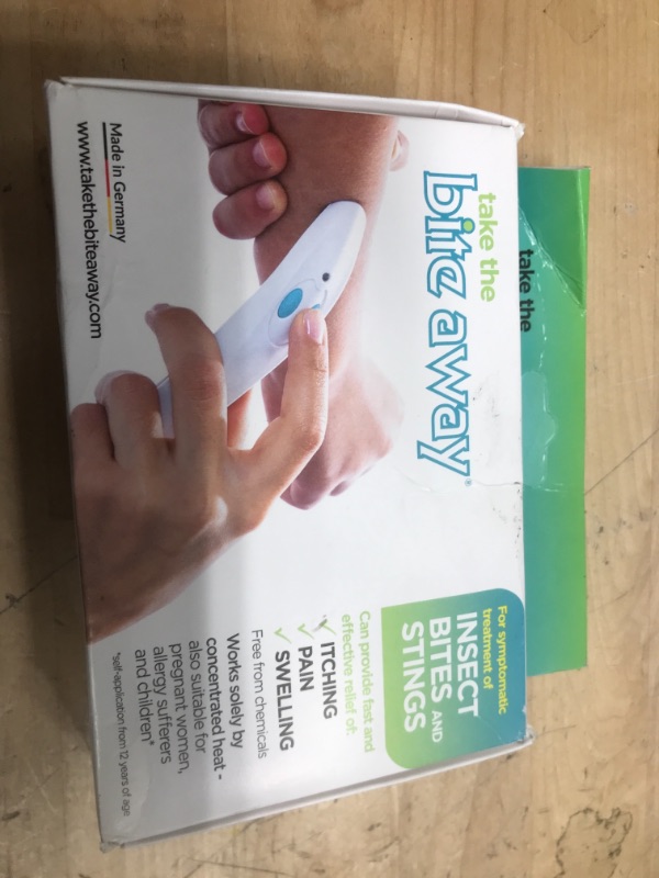 bite away® Insect Sting and Bite Relief, ChemicalFree Treatment, FDA