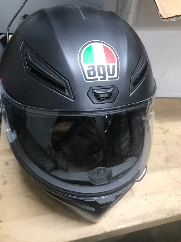 Photo 2 of AGV 0101-11759 Unisex-Adult Full Face K-1 Motorcycle Helmet (Matte Black, Size 7 1/4