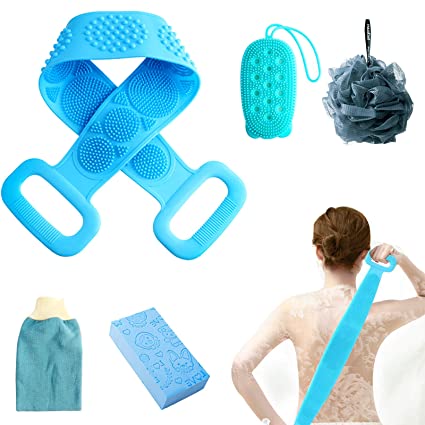 Photo 1 of 
Silicone Back Scrubber For Shower Set 5 In 1,Scrubbing Glove,Silicone Bath Sponge,Sponge Scrubber For Shower Exfoliating Scrubber Set Shower
