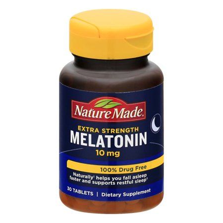 Photo 1 of 7 BOTTLES NO REFUNDSBEST BY 11/2022***Nature Made Extra Strength Melatonin 10 Mg Tablets, Sleep Aid Supplement 30 Count
