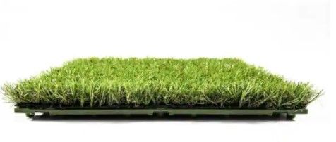 Photo 1 of 1 ft. x 1 ft. Artificial Grass Interlocking Tiles (9-Pack)
1 case contains 9, 12 in. x 12 in. artificial grass tiles