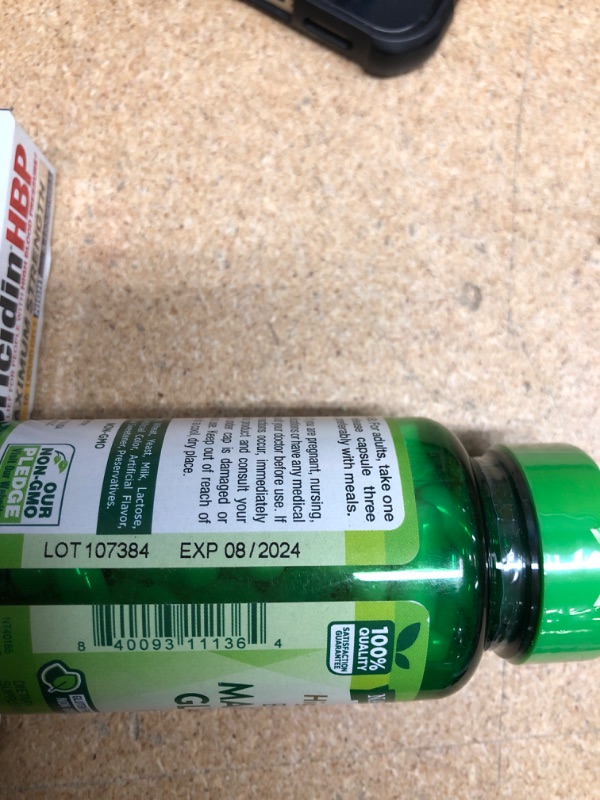 Photo 3 of (NON-REFUNDABLE) EXPIRATION DATES: 08/2024, 06/2022
Nature's Truth Magnesium Glycinate, 665mg - 60 Ct
Coricidin HBP, Maximum Strength Cold & Flu Day+Night Liquid Gels, 24 Ct | CVS
