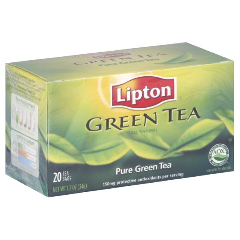 Photo 1 of (non-refundable) expiration date: 06/29/2022
Lipton Tea 100% Green Tea, 20-count (Pack of6)
