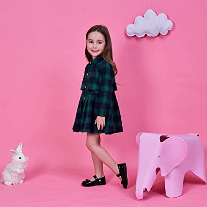 Photo 1 of LITTLE GIRLS SIZE 5-6 YR
Little & Big Girls' Kids Summer Check Plaid Short Sleeve Collar Neck Button Down Casual Shirt Dresses
