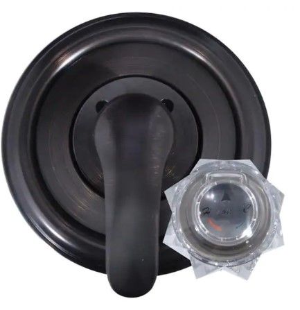 Photo 1 of 1-Handle Valve Trim Kit in Oil Rubbed Bronze for Delta Tub/Shower Faucets (Valve Not Included)
