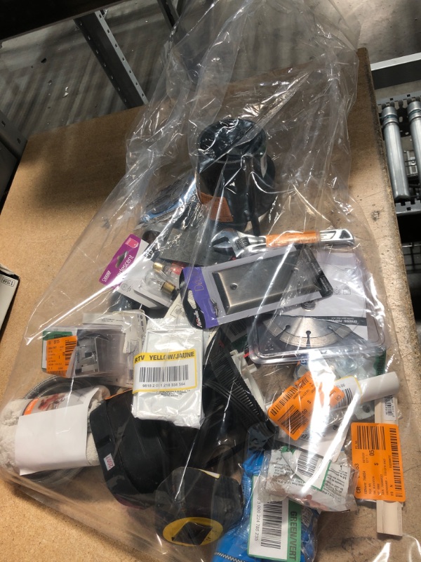 Photo 1 of **NOT REFUNDABLE, SOLD AS IS** BUNDLE OF ASSORTED MISC HOME GOODS, PLUMBING, HARDWAREAND TOOLS*** 