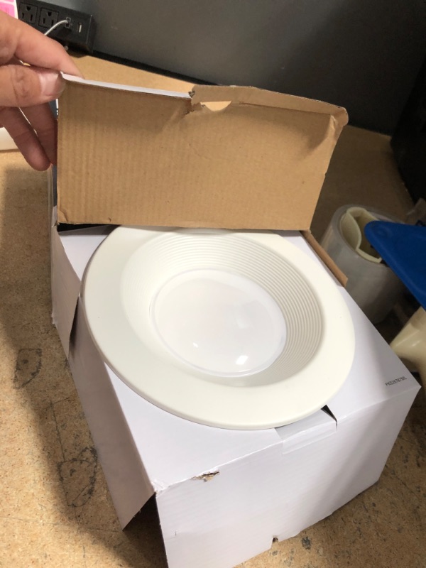 Photo 1 of Halo 6-in Remodel and New Construction White Airtight Ic Baffle Recessed Light Kit