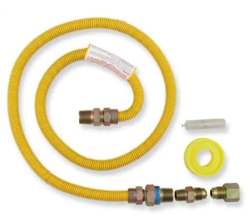 Photo 1 of Everbilt 4 ft. Gas Dryer Connector Kit