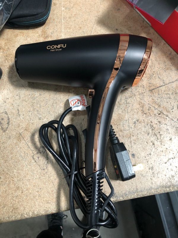 Photo 2 of CONFU 1875W MuteDry Fast Drying Hair Dryer