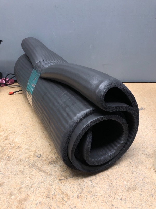 Photo 1 of 6ft x 2ft dark gray yoga mat