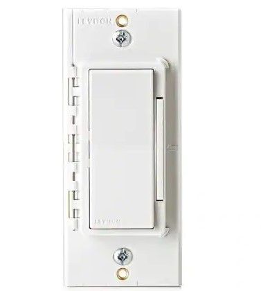 Photo 1 of Leviton
Decora Smart Anywhere LED/CFL/Inc Wire-Free 3-Way Dimmer Companion, On/Off/Dimming for Decora Smart Wi-Fi 2nd Gen, White