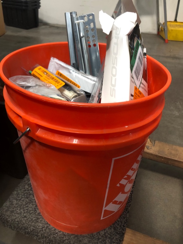 Photo 2 of **NONREFUNDABLE BUCKET FULL OF HOME GOODS, PLUMBING GOOD, LIGHTS AND TOOLS**SOLD AS IS**