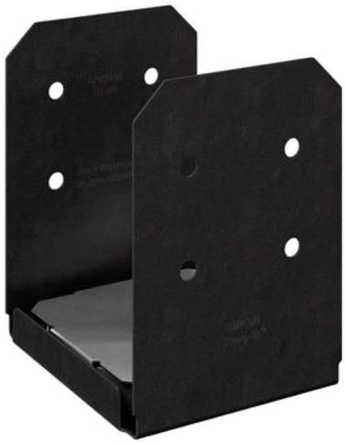Photo 1 of Simpson Strong Tie APVB88R Outdoor Accents® Avant Collection™ ZMAX®, Black Powder-Coated Post Base for 8x8 Rough
