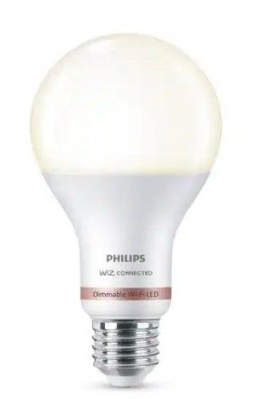 Photo 1 of Philips
Soft White A21 LED 100W Equivalent Dimmable Smart Wi-Fi Wiz Connected Wireless LED Light Bulb