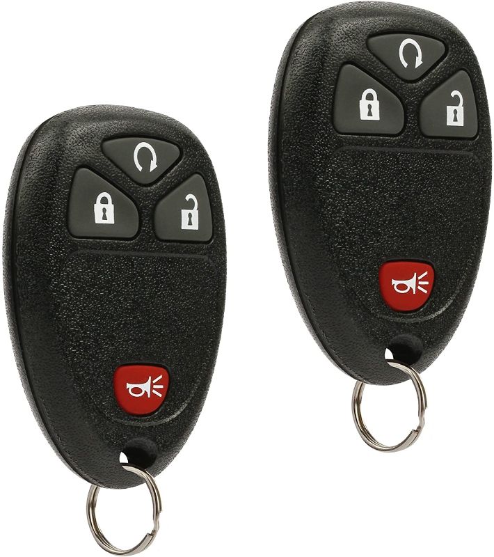 Photo 1 of Car Key Fob Keyless Entry Remote fits Chevy Silverado Traverse Equinox Avalanche/GMC Sierra/Pontiac Torrent/Saturn Outlook Vue (OUC60270, OUC60221), Set of 2
