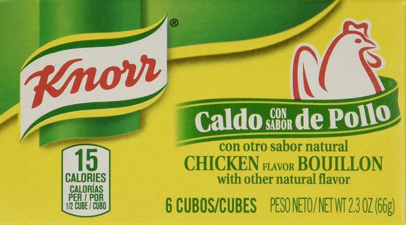 Photo 1 of **NONREFUNDABLE**BEST BY: APRIL 13, 2022**
Knorr Chicken Bouillon Cubes, 2.3-Ounce Boxes (Pack of 24)
