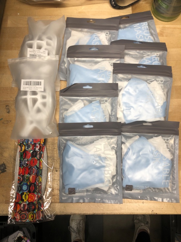 Photo 1 of **NONREFUNDABLE BUNDLE OF MASKS AND MASKS ACCESSORIES**SOLD AS IS**