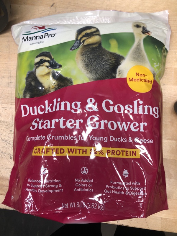 Photo 2 of **08/03/2021**
Manna Pro Duck Starter Grower | Duck Food, Duck Pellets, Chick Feed | 8 Pounds
