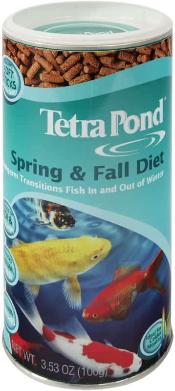 Photo 2 of **BEST BY 7/24**
Tetra Pond 7.05 Oz Spring & Fall Diet Pond Fish Food AND Tetra Betta Small Pellets 1.02 Ounce, Complete Nutrition Plus Color Boost-6 PACK 
