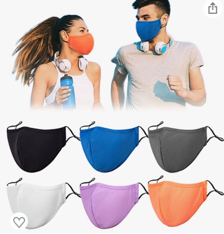 Photo 1 of CLOTH FACE MASKS REUSABLE WASHABLE ADJUSTABLE COTTON FACE MASK FOR WOMAN MEN /6PC
2 BAGS (12 PC TOTAL)